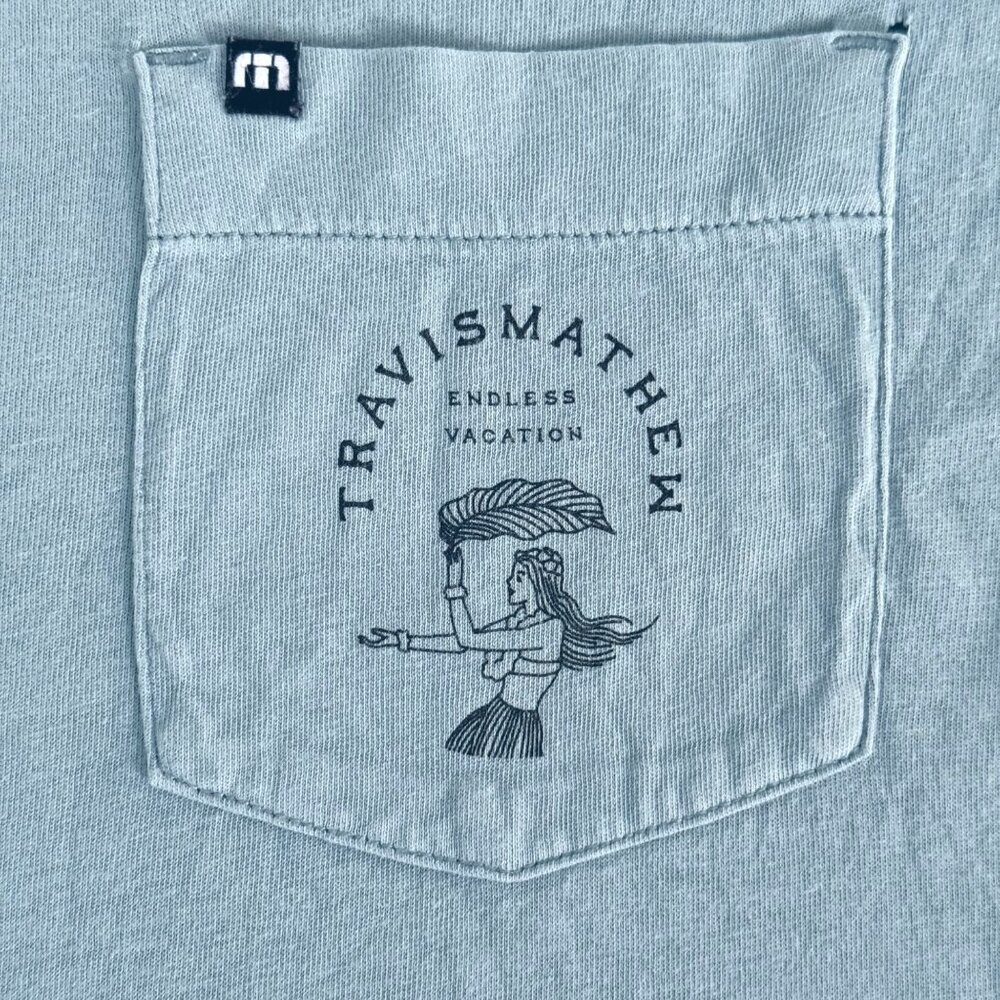 LARGE Travis Mathew Forbidden Isle Endless Vacation  Short Sleeve Tee TShirt - Picture 3 of 8